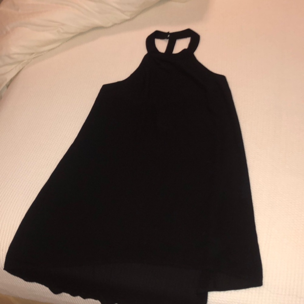 Black mini dress